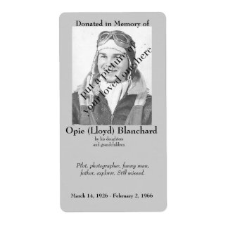 Foto Spenden in Erinnerung an Buchzeichen ..