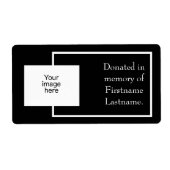 Foto-Spendenaufkleber (Vorne)