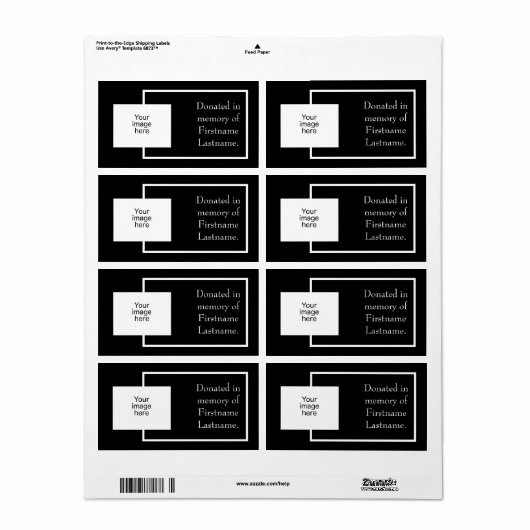 Foto-Spendenaufkleber (Vorne)