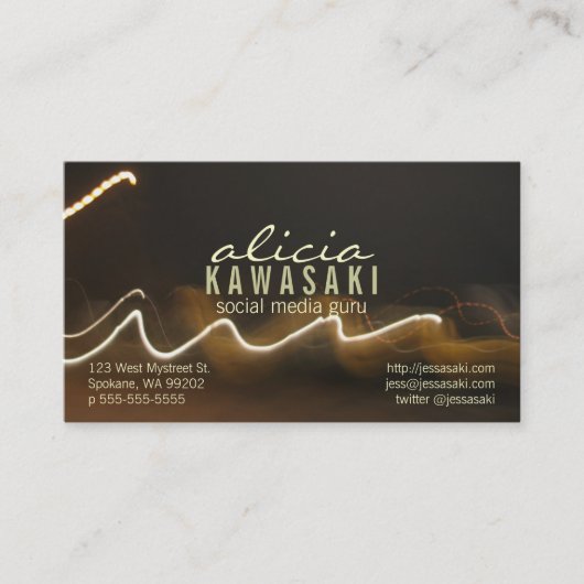 Foto Sproing Visitenkarte (Vorderseite)