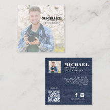 Foto Square Business Card