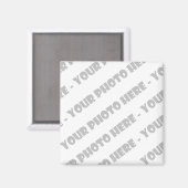 Foto Square Magnet - Erstellen Sie Ihre eigene (Vorderseite/Rückseite)