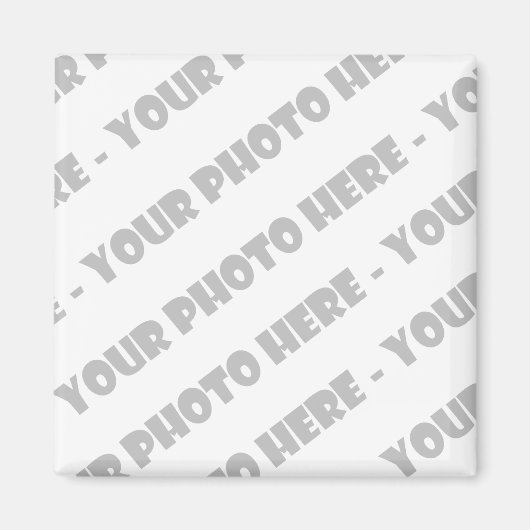 Foto Square Magnet - Erstellen Sie Ihre eigene (Vorne)