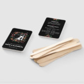 Foto Square Moody Florals Frame Wedding Party Fächer (Non-assembled)