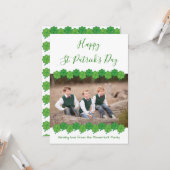 Foto St. Patrick's Day Karte (Vorderseite/Rückseite Beispiel)