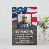 Foto "Staatspolizeiliche Rente" - American Flag In (Stehend Vorderseite)