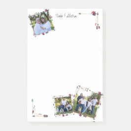 Foto-Stammes- Pfeil-Federn der Gewohnheits-3 Post-it Klebezettel