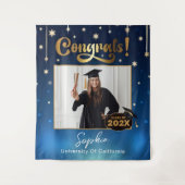 Foto-Stand 2025 für eine benutzerdefinierte Gradui Wandteppich (Vorderseite)