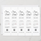 Foto-Stand 2x7" Save the Date Hochzeitsstreifen (Rückseite)