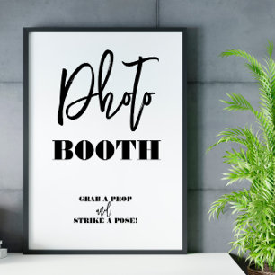 Foto-Stand-Brautparty Poster
