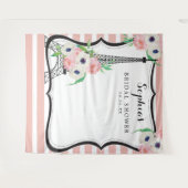 Foto-Stand des Pariser Brautparty Wandteppich (Vorderseite (Horizontal))