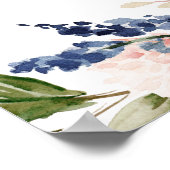 Foto-Stand für das Brautparty Floral Gold Poster (Ecke)