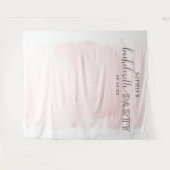 Foto-Stand für den Junggeselinnen-Abschied leeren Wandteppich (Vorderseite (Horizontal))