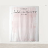 Foto-Stand für den Junggeselinnen-Abschied leeren Wandteppich (Vorderseite)