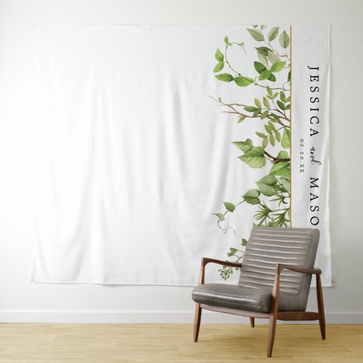 Foto-Stand für die Grünflächen im Wald Wandteppich (Beispiel (Horizontal))