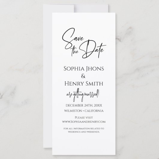 Foto-Stand für Minimalistische Filmstreifen Save t (Rückseite)