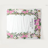 Foto-Stand für romantische Blumenzwiebeln Wandteppich (Vorderseite (Horizontal))