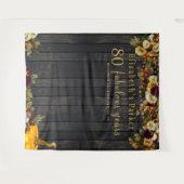 Foto-Stand Herbst-Blumengeburt Wandteppich (Vorderseite (Horizontal))