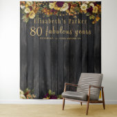 Foto-Stand Herbst-Blumengeburt Wandteppich (Beispiel)