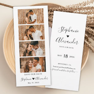 Foto-Stand-Lesezeichen Hochzeit Sichern Sie das Da Save The Date