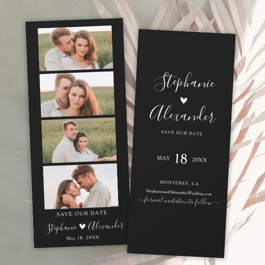Foto-Stand-Lesezeichen Hochzeit Sichern Sie das Da Save The Date