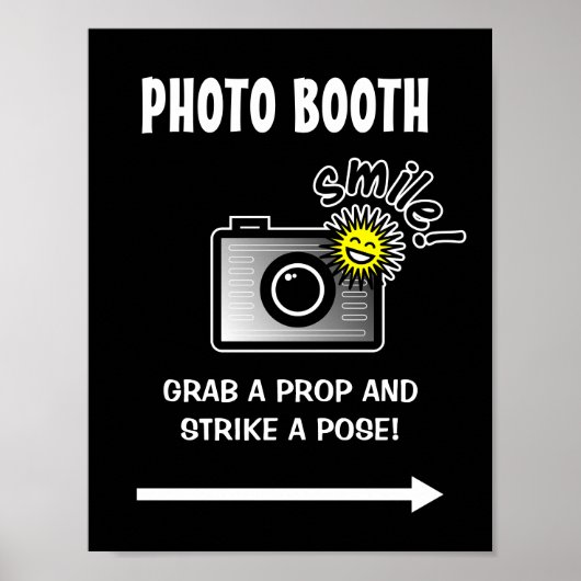 Foto-Stand-Plakat für Hochzeit oder Geburtstag Poster (Vorne)