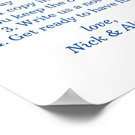 Foto-Stand Poster (Ecke)