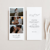 Foto Stand Save the Date, Einladung Foto Strip