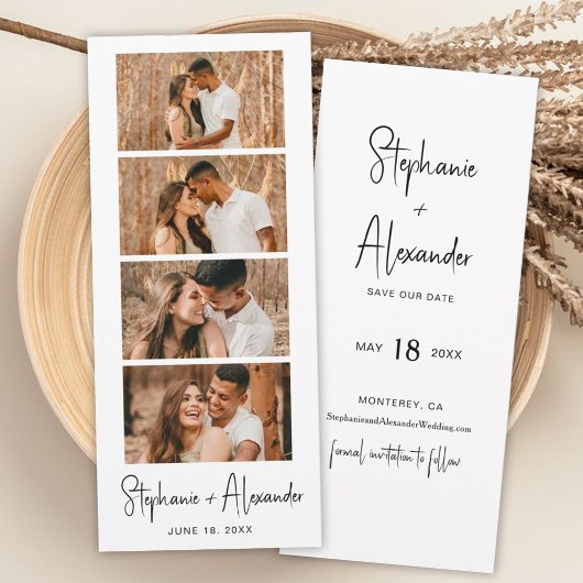 Foto-Stand-Skript-Lesezeichen Hochzeit Speichern S Save The Date