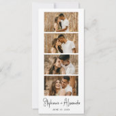 Foto-Stand-Skript-Lesezeichen Hochzeit Speichern S Save The Date (Vorderseite)