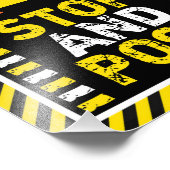 Foto-Standmarke "Construction" ・ 8 x 10 Print Fotodruck (Ecke)