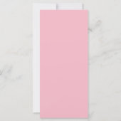 Foto-Standrahmen-Karten | Liebe Script - Pink & Go (Rückseite)