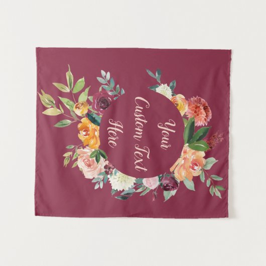 Foto-Standtapestung im Fall-Brautparty-Hintergrund Wandteppich (Vorderseite (Horizontal))