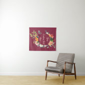 Foto-Standtapestung im Fall-Brautparty-Hintergrund Wandteppich (Beispiel (Horizontal))