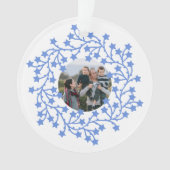 Foto Star Wreath Ornament (Vorderseite)