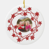 Foto Star Wreath Scandinavien Keramik Ornament (Hinten)
