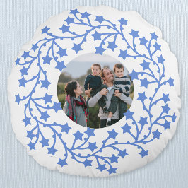 Foto Star Wreath Scandinavien Rundes Kissen