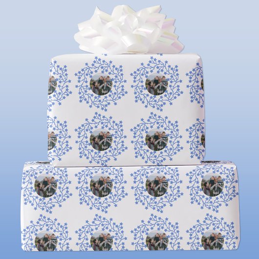 Foto Star Wreath Skandinavien Geschenkpapier