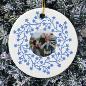 Foto Star Wreath Skandinavien Keramik Ornament