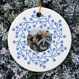 Foto Star Wreath Skandinavien Keramik Ornament