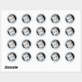 Foto-Sticker Runder Aufkleber (Blatt)