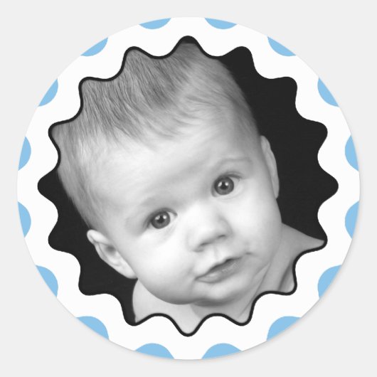 Foto-Sticker Runder Aufkleber (Vorderseite)