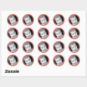 Foto-Sticker Runder Aufkleber (Blatt)
