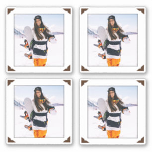 Foto Stickers Vinyl Gerahmt Portrait Collage Aufkleber