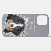 Foto Stilvoll Grauer Hund Case-Mate iPhone Hülle (Rückseite (Horizontal))
