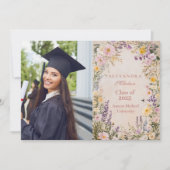 Foto Stilvolle Wildblume Meadow Garden Abschluss Ankündigung (Vorderseite)