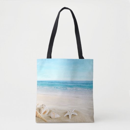 Foto Strand Sommerurlaub Tasche (Vorderseite)
