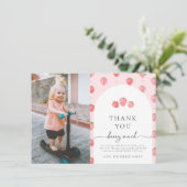 Foto Strawberry Dankeschön Karte (Stehend Vorderseite)