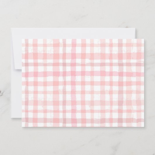 Foto Strawberry Dankeschön Karte (Rückseite)