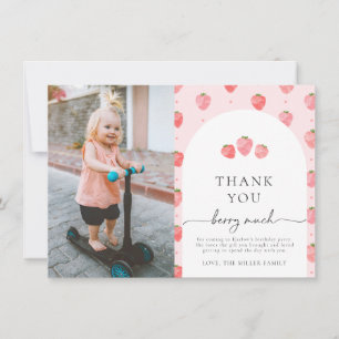 Foto Strawberry Dankeschön Karte